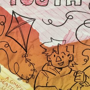 take-care-of-youth Colorful pink, orange, and yellow cover with an illustration of a person holding a kite and the text Take Care of Youth at the top