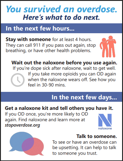 You survived an overdose, here's what to do next